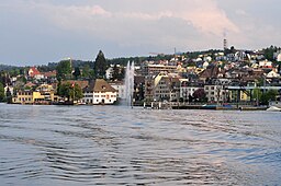 Horgen sett från Zürichsjön