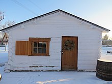 Hunt House in 2018. It is the oldest building located in Calgary. Hunt House 1.jpg