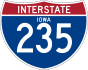 Indicatore dell'Interstate 235