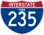 Indicatore dell'Interstate 235