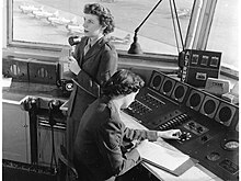 The Korean War offered new opportunities in critical roles for women marines, like these control tower air traffic controllers. IM--1337---The-Women-Marines'-Third-Warsm.jpg