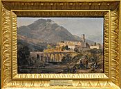 Le pont et l'église de San Francesco à Cava de 'Tirreni, Anton Sminck van Pitloo 001.JPG