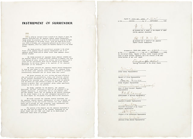 Japanese Instrument of Surrender