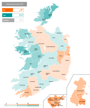 Irish Third Amendment 1958 Referendum.svg