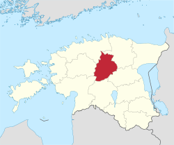 Location of Järva County