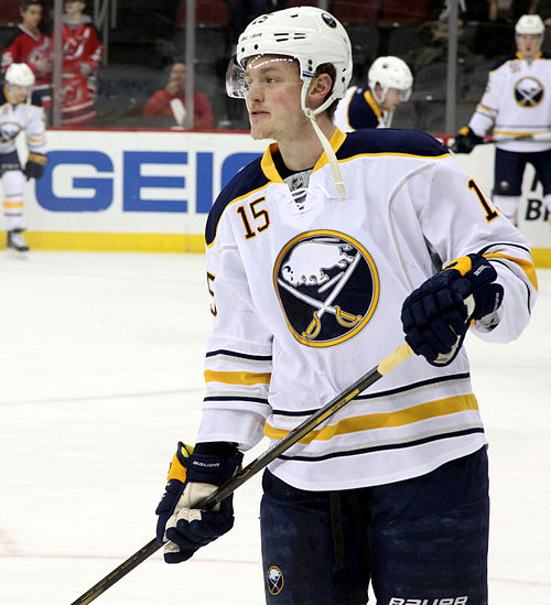 Eichel with the Buffalo Sabres in 2016