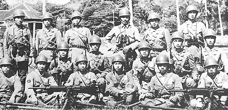 Japanese marine paratroopers of World War II