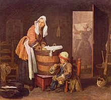 El mono como un pintor - Jean-Baptiste Siméon Chardin - como impresión  artística de reproArte