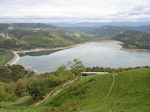 Blick auf den Stausee aus Richtung Südwest (2012)