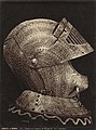 Casque avec Gorget de Philippe III, fabriqué à Pampelune. Photo albumine de Jean Laurent, 1863-1868, National Gallery of Art, Washington[8].