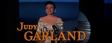 Judy Garland, star of A Star Is Born