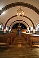 Interior from altar, portrait mode, wide angle