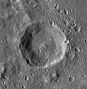 Снимок зонда Lunar Reconnaissance Orbiter.