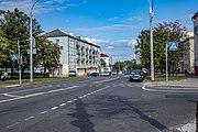 English: Karla Libknechta street. Minsk, Belarus Беларуская: Вуліца Карла Лібкнехта. Мінск, Беларусь Русский: Улица Карла Либкнехта. Минск, Беларусь