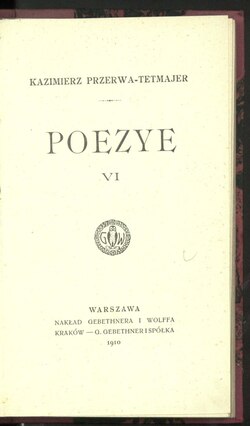 Okładka lub karta tytułowa