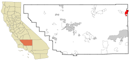 Ridgecrest - Mapa