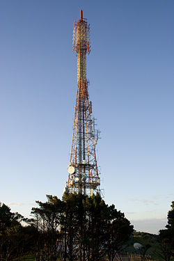 Kordia TV mast, Mount Kaukau Kordia TV mast, Mount Kaukau, New Zealand.jpg