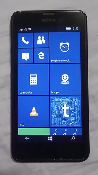 <span class="mw-page-title-main">Nokia Lumia 630</span> Smartphone in the Nokia Lumia series