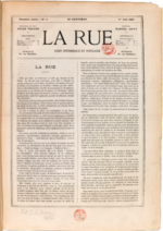 Vignette pour La Rue (journal)