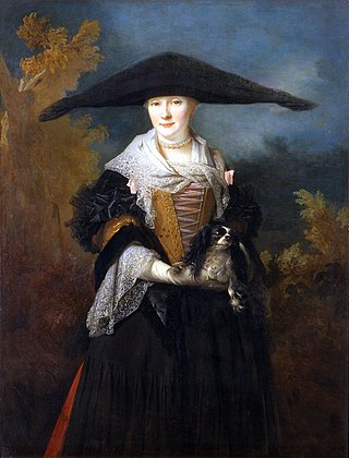 <i>La Belle Strasbourgeoise</i> Painting by Nicolas de Largillière