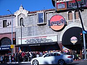 Laugh Factory Christmas marquee 2015.JPG