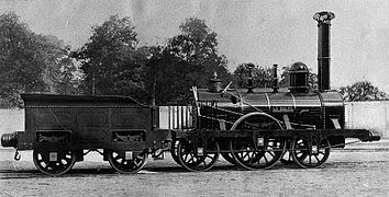 Locomotive « Le Belge », première locomotive d'Europe continentale, issue des ateliers John Cockerill