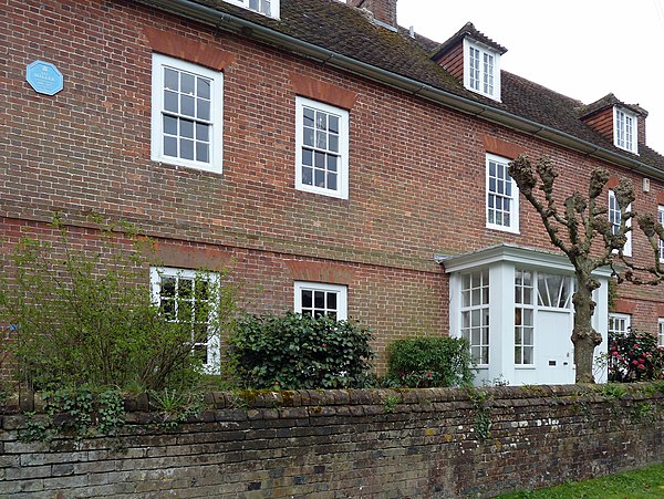 Farleys House, now a museum and archive, with blue plaque