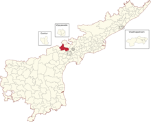 Legislative Assembly constituencies of Andhra Pradesh (85- highlighted).png