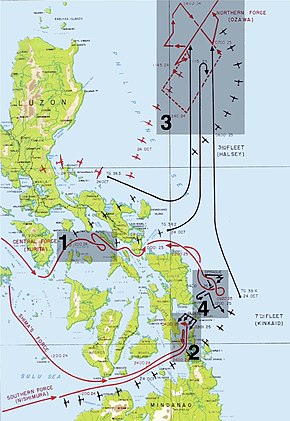 Battaglia Del Golfo Di Leyte: Antefatti, Mosse iniziali, Battaglia per il Mare di Sibuyan (24 ottobre)