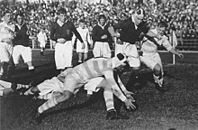 The Lions v. Argentina national team, played on 16 August at GEBA Lions pumas 1936.jpg