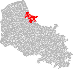 Location of the CA de Saint-Omer