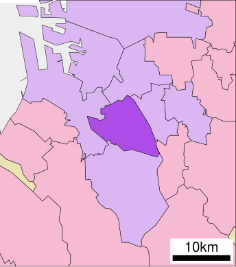 File:Location of Naka ward Sakai city Osaka prefecture Japan.svg