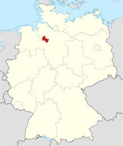 Circondario rurale di Verden – Localizzazione