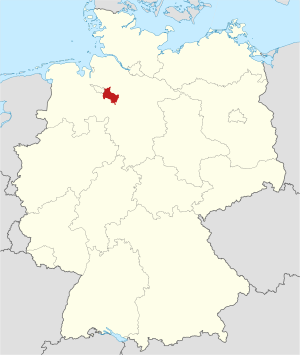 Locator map VER in Germany.svg