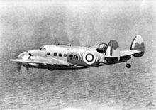 A 206 Sqn. Lockheed Hudson over the North Sea in 1940. Lockheed Hudson 206 Sqn in flight 1940.jpg