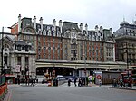 The main facade of London Victoria station in 2009