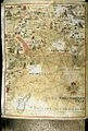 Portolan chart: India, Persia, Arabia, Palestine, Red Sea, Persian Gulf, East Africa, Madagascar, Indian Ocean. Map with portraits of rulers, late 16th century
