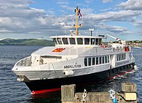 MV Argyll Flyer arriving Gourock pier 10 06 19.jpg