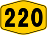 Federal Route 220 shield))