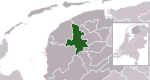 Carte de localisation de Leeuwarden