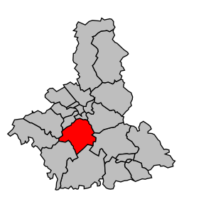 Kanton na mapě arrondissementu Troyes