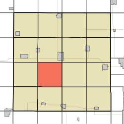 Карта с изображением городка Рипли, округ Батлер, штат Айова.svg