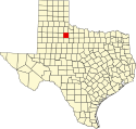 Map of Texas highlighting King County.svg