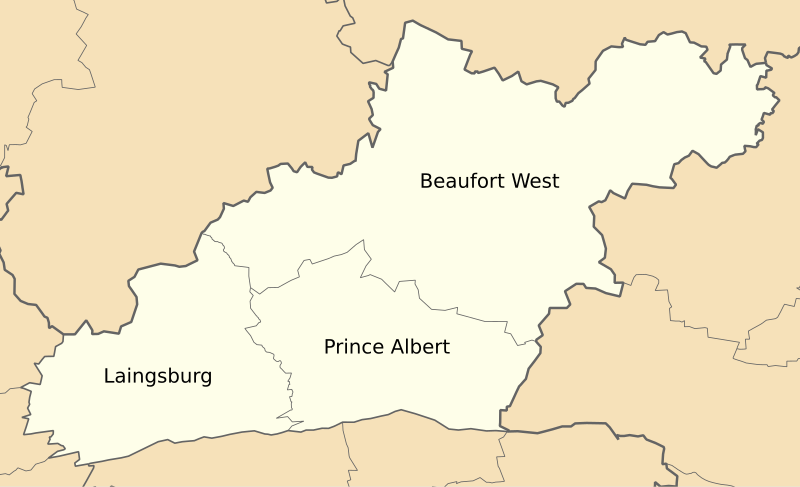 File:Map of the Central Karoo district with local municipalities labelled (2011).svg