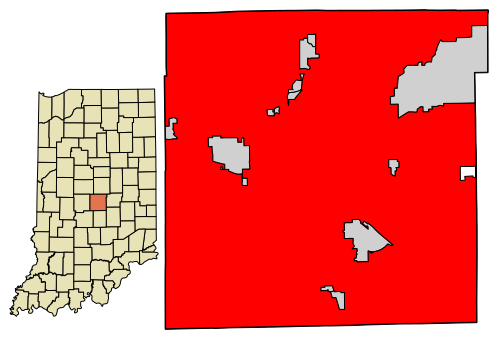 Location within Marion County