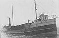 SS Myron, a lumber hooker, sunk 1919
