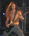 Mark Jansen during the Tuska Open Air Metal Festival