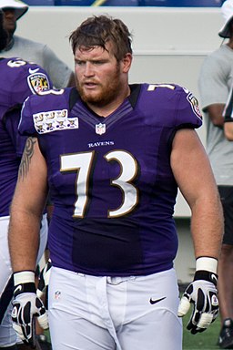 Marshal Yanda Navy Stadium 2012 Practice