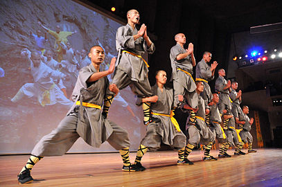 Cultural Diversity Week at UNESCO Headquarters in Paris - Shaolin Monks from China.