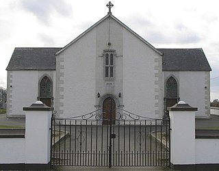 Meedin Village in County Westmeath, Ireland